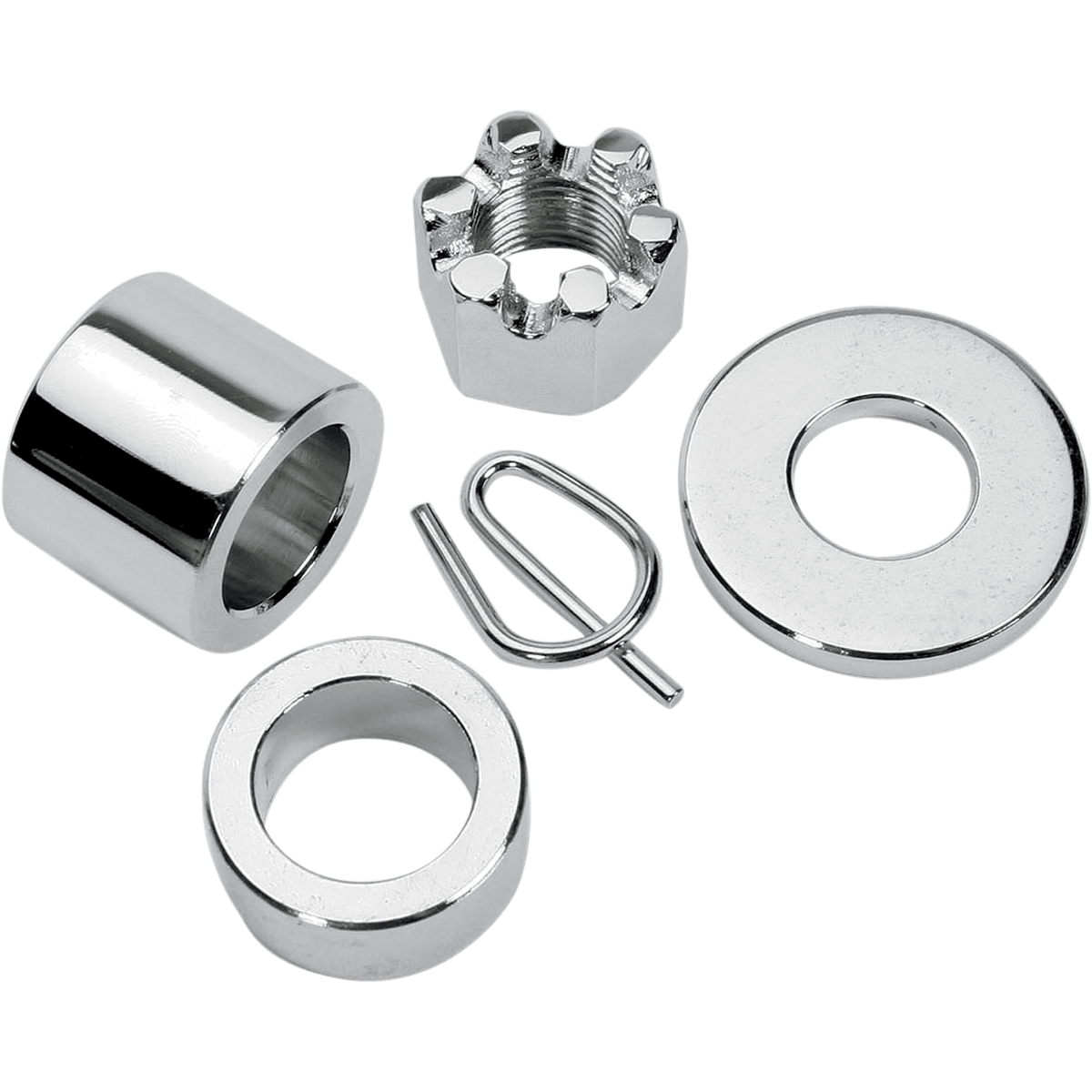 COLONY Axle Spacer Rear Chrome Kit 00-03 XL