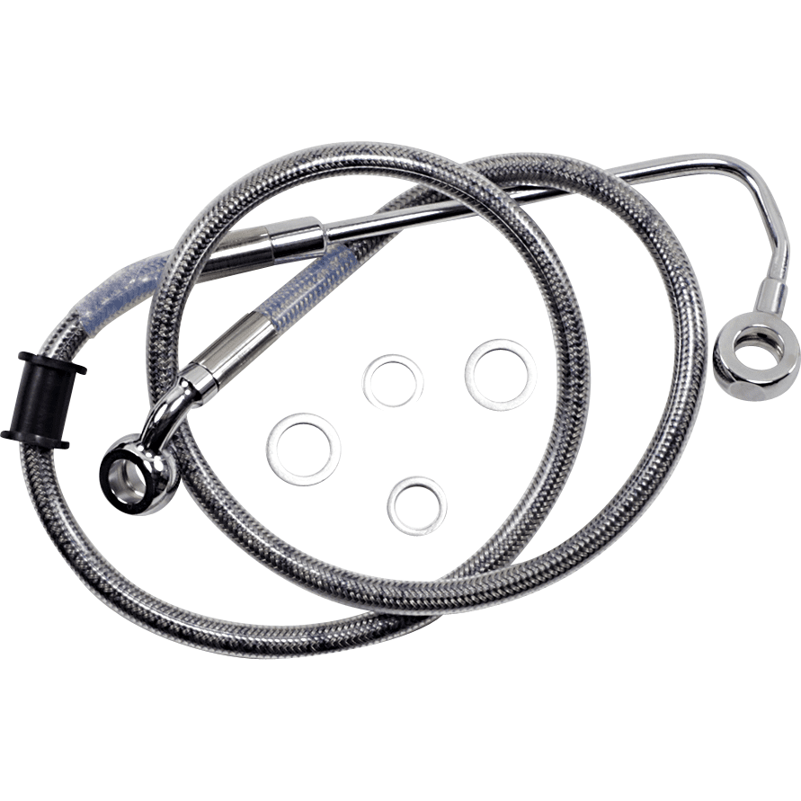 DRAG SPECIALTIES Brake Line +2" Stainless Steel '15-'17 Softail