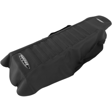 SDG Pleated Seat Cover Black Top/Black Sides