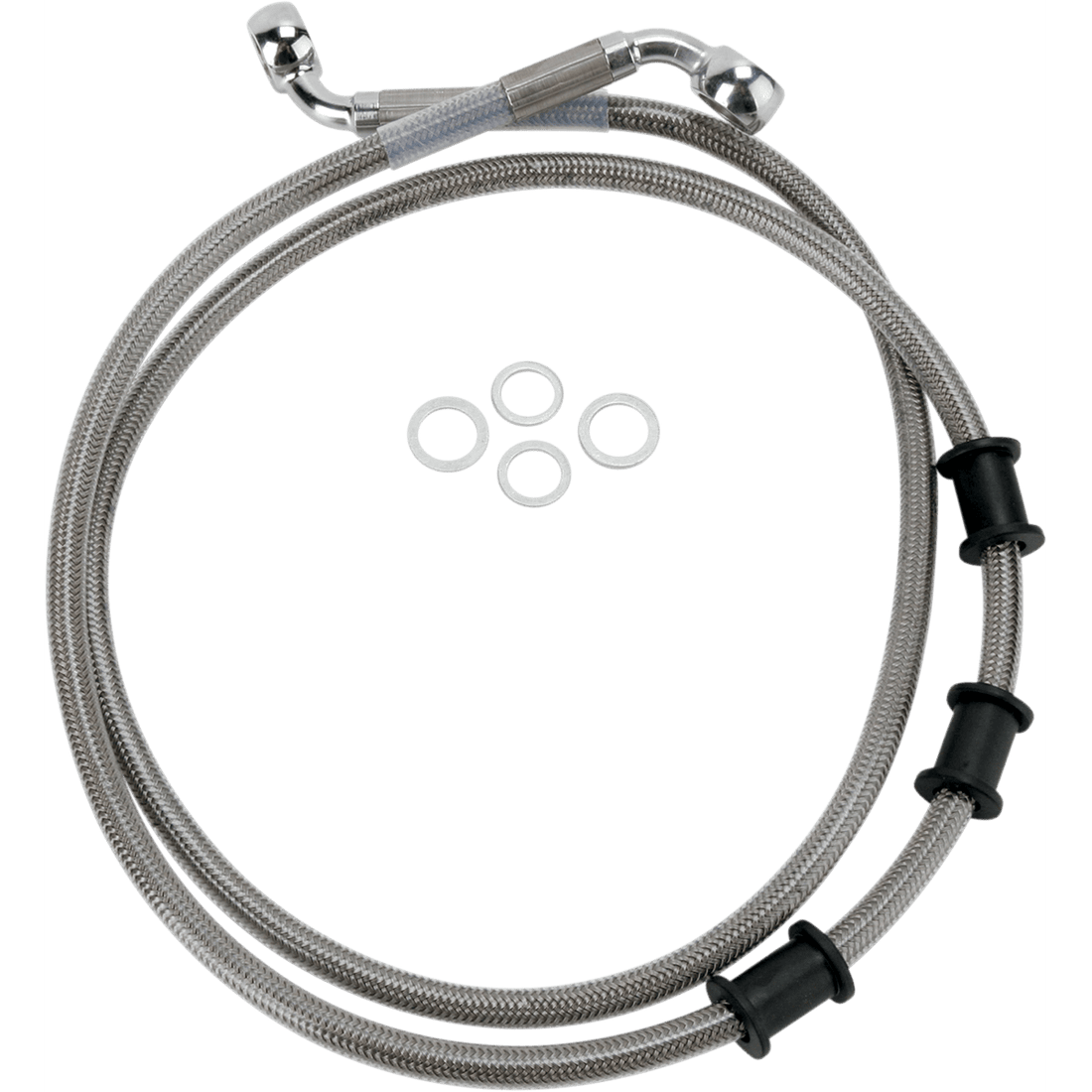 DRAG SPECIALTIES Brake Line Front +2" Stainless Steel