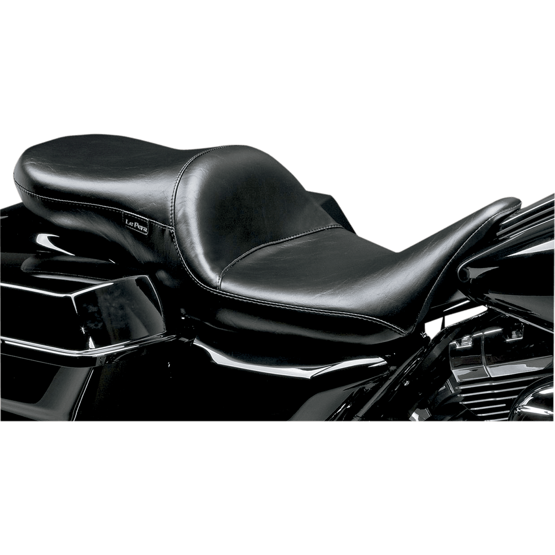 LE PERA Maverick Seat without Backrest Smooth Black FL '08-'23 LK957S