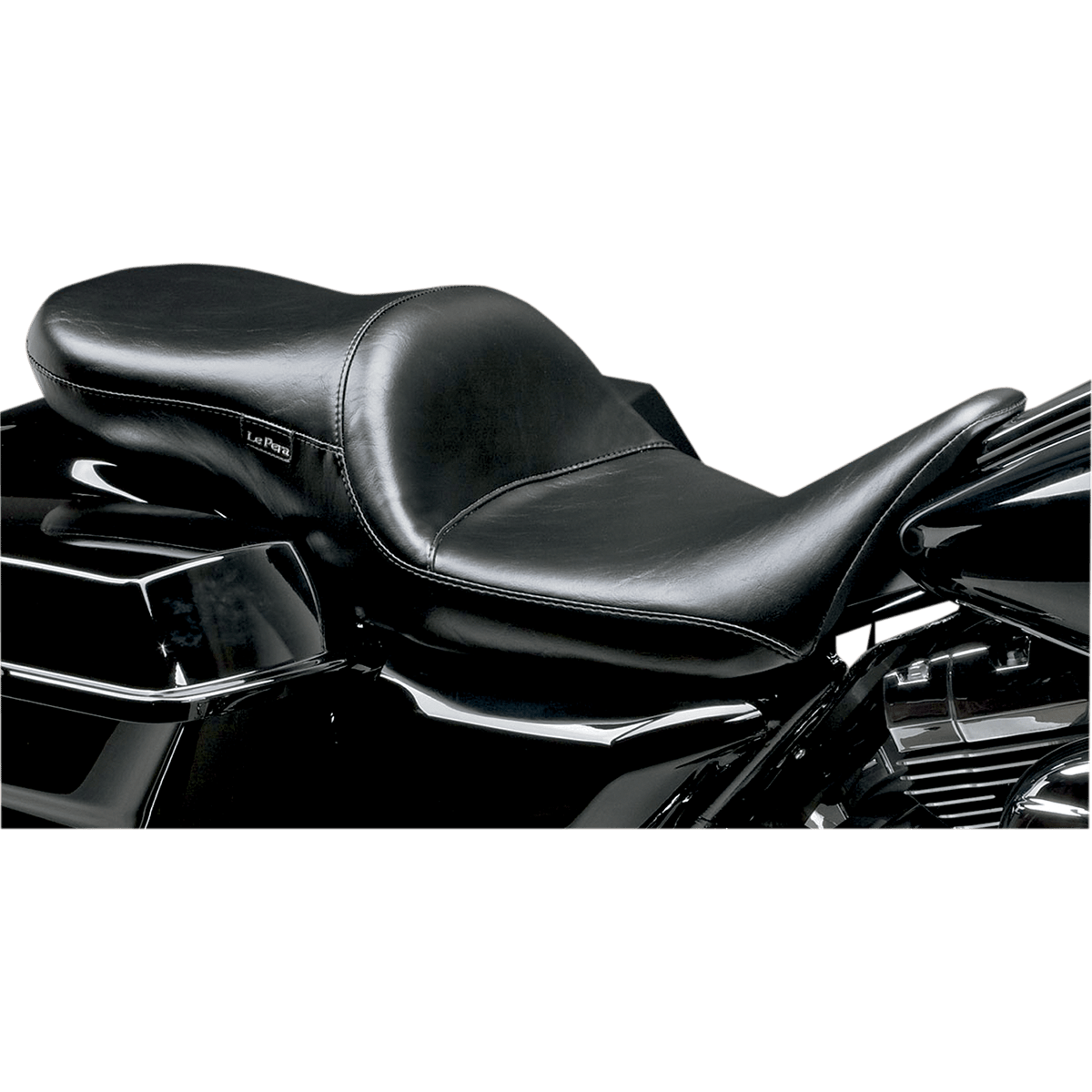 LE PERA Maverick Daddy Long Legs Seat Black Smooth FL '08-'23 LK957DLS