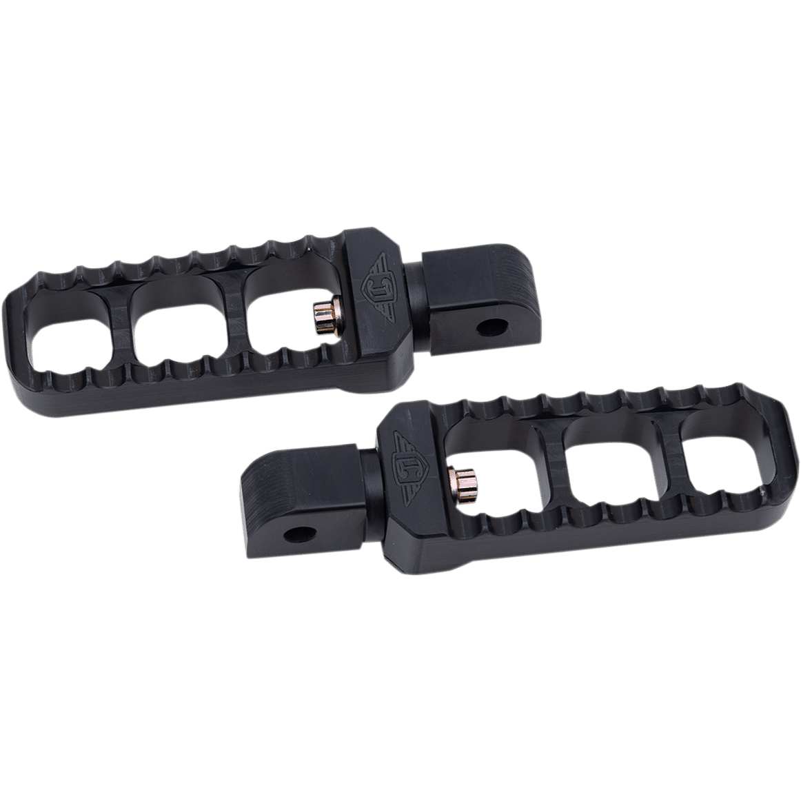 JOKER MACHINE Serrated Footpegs Black Narrow 08617B