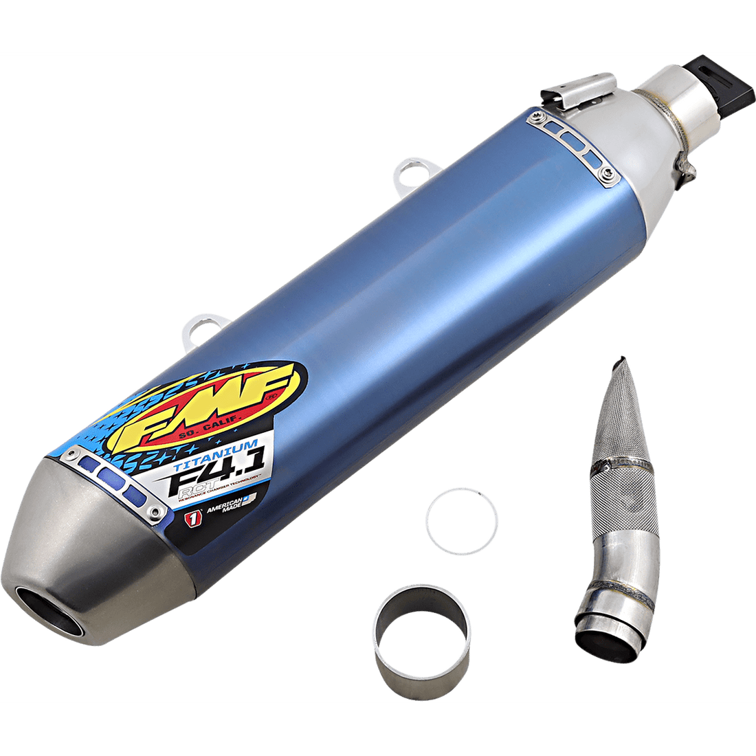 FMF Factory 4.1 RCT Muffler Anodized Titanium 045596