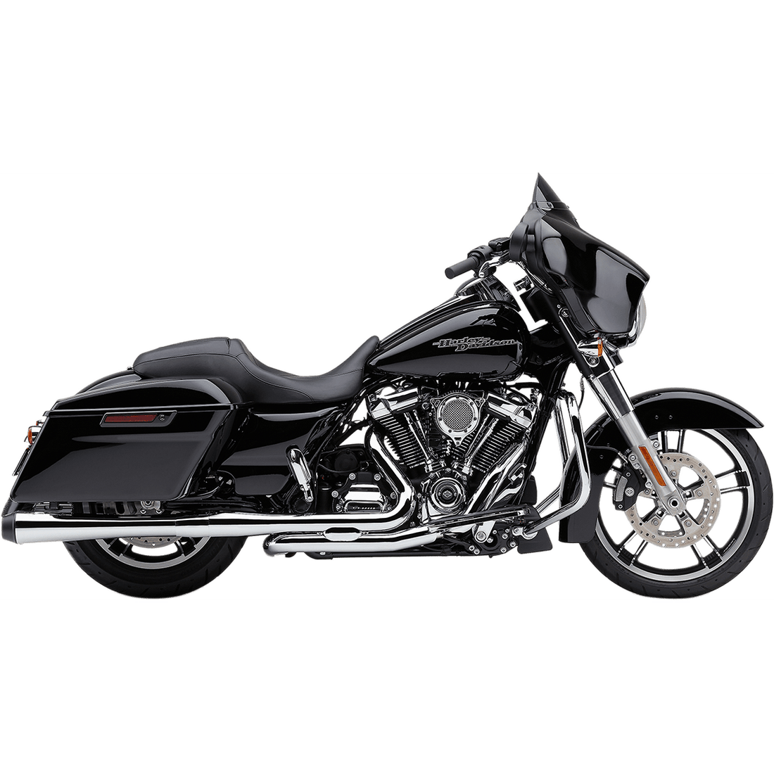 COBRA El Diablo 4" Mufflers for FL Chrome/Black 6208