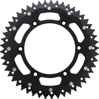 MOOSE RACING Dual Sprocket Black 49 Tooth