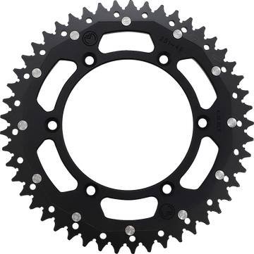 MOOSE RACING Dual Sprocket Black 49 Tooth