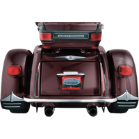 KURYAKYN Rear Mud Flaps Chrome/Black