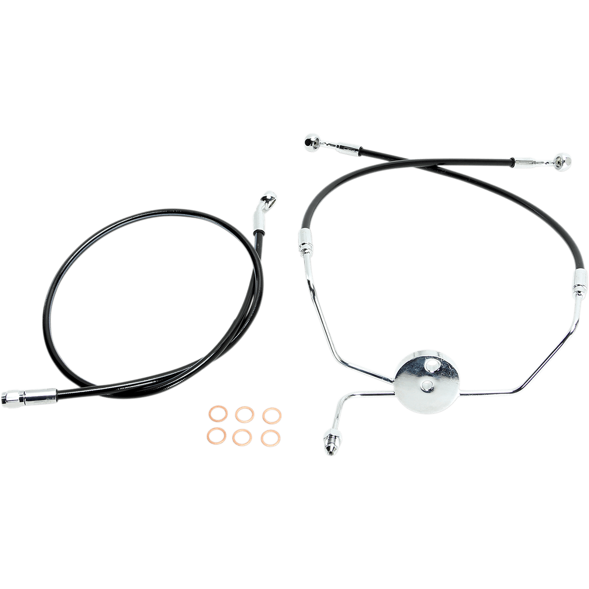 MAGNUM SHIELDING Brake Line Front XR Black SBC130433