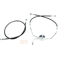 MAGNUM SHIELDING Brake Line Front XR Black SBC130433