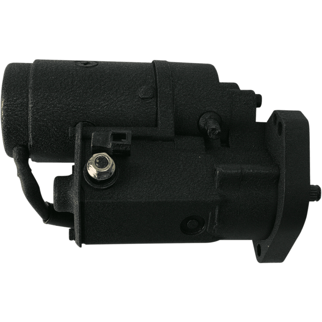 TERRY COMPONENTS Starter Motor Harley Davidson Black Wrinkle 773590