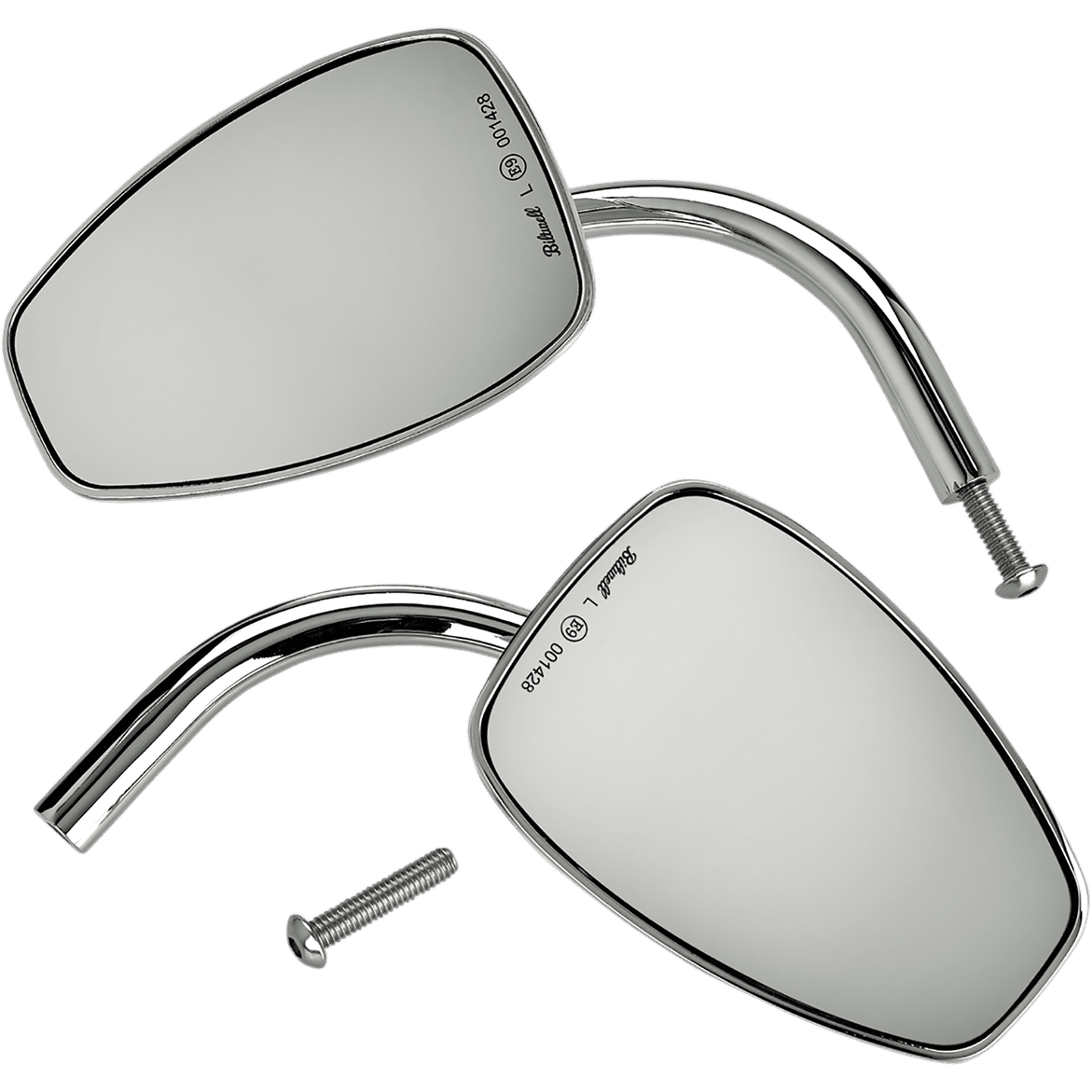 BILTWELL Mirror Tear Drop Chrome 6504400532