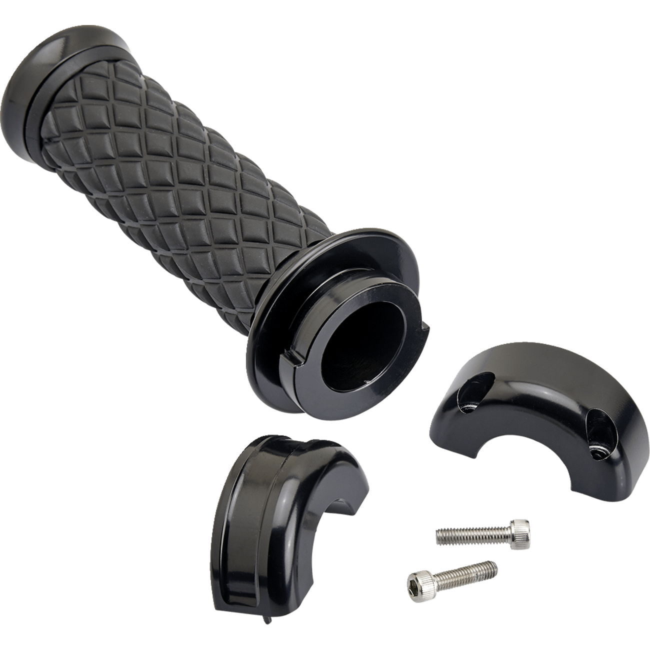 BILTWELL Grips Alumicore Custom Black 660620101