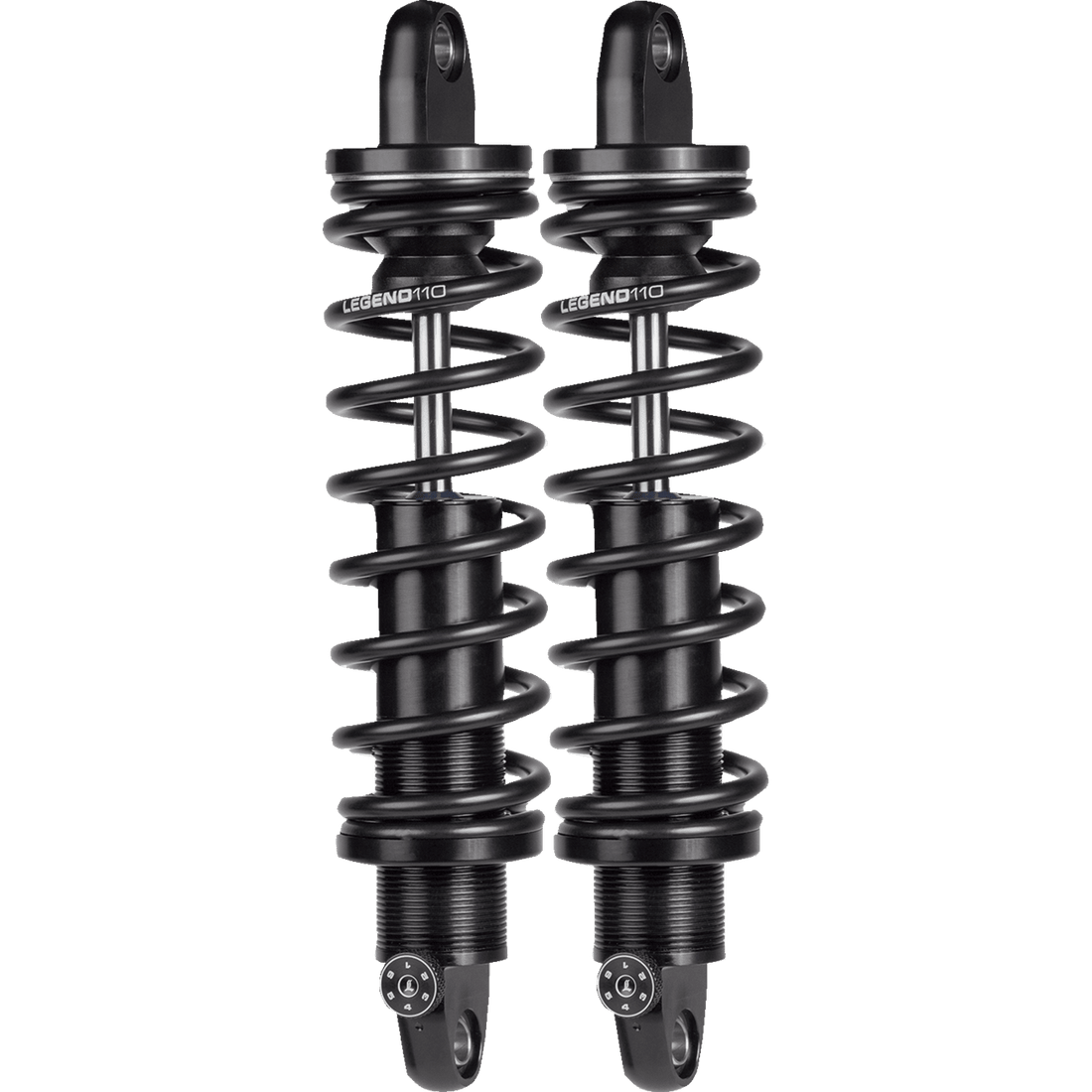 LEGEND SUSPENSION REVO-A Shocks Black Heavy-Duty 13" Tri Glide '09+ 13101210