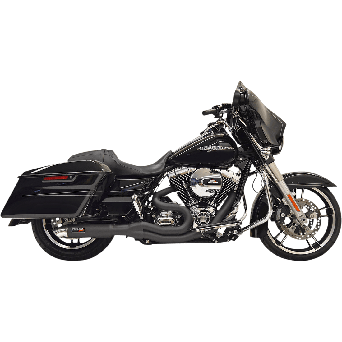 BASSANI XHAUST 2:1 Exhaust Chrome 1F68C