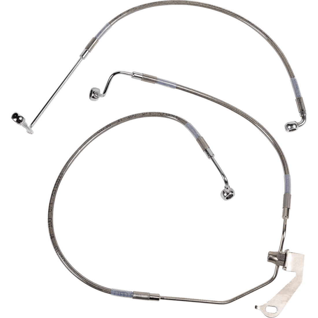 DRAG SPECIALTIES Brake Line Rear Non-ABS Stainless Steel