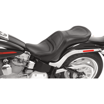 SADDLEMEN Seat Explorer™ Without Backrest Stitched Black FLSTF '07-'17 806120291