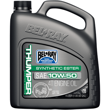 BEL-RAY Thumper Synthetic Oil 10W-50 4L 99550B4LW