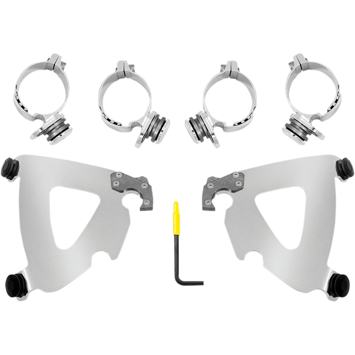 MEMPHIS SHADES Road Warrior Mounting Kit Polished FXLR MEK2035