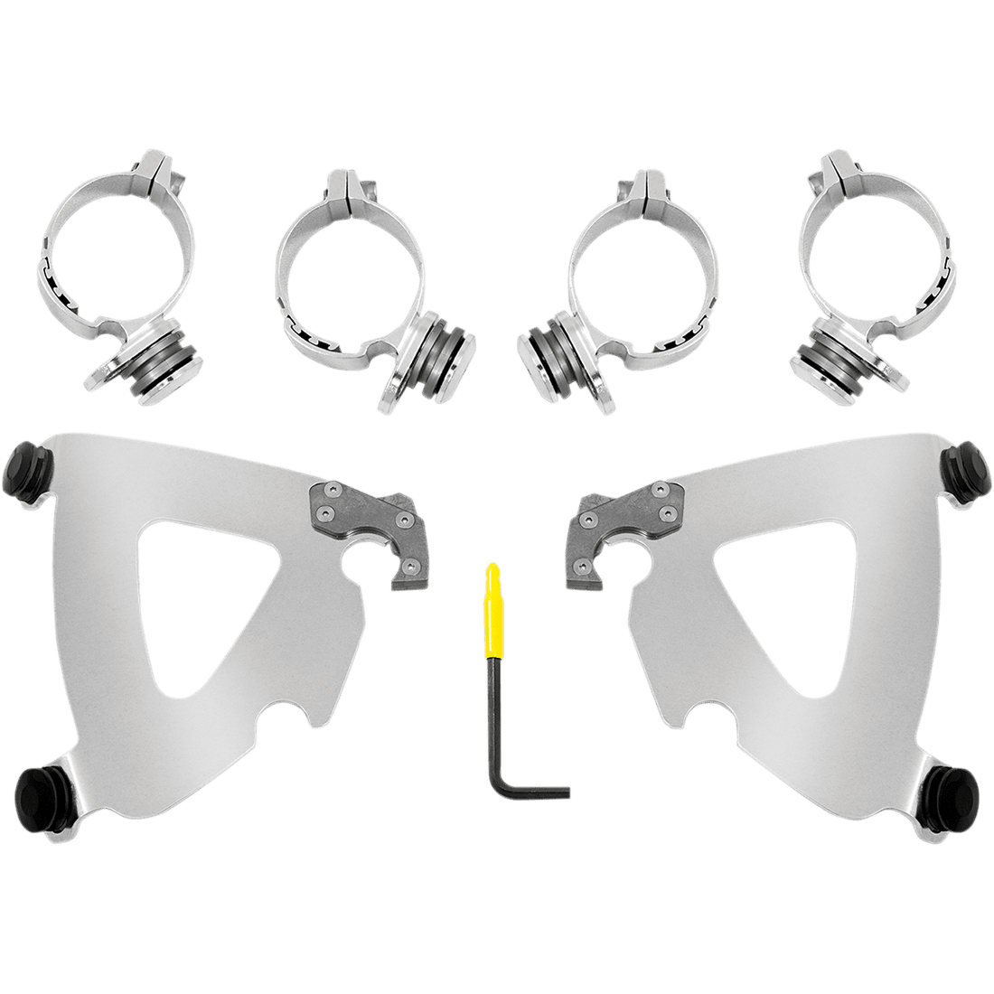 MEMPHIS SHADES Road Warrior Mounting Kit Polished FXLR MEK2035