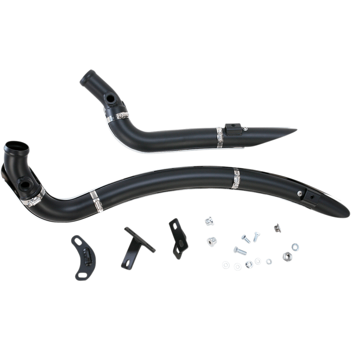 BASSANI XHAUST Sweeper Exhaust Black/Chrome 1SD2F