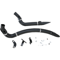 BASSANI XHAUST Sweeper Exhaust Black/Chrome 1SD2F