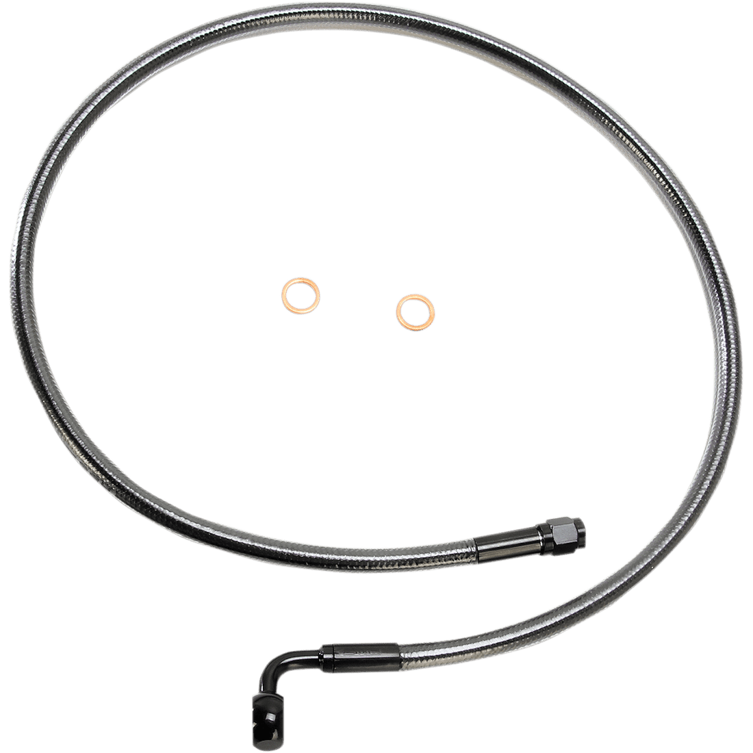 MAGNUM SHIELDING Brake Line 10 mm-90° 34" Black Pearl AS47234