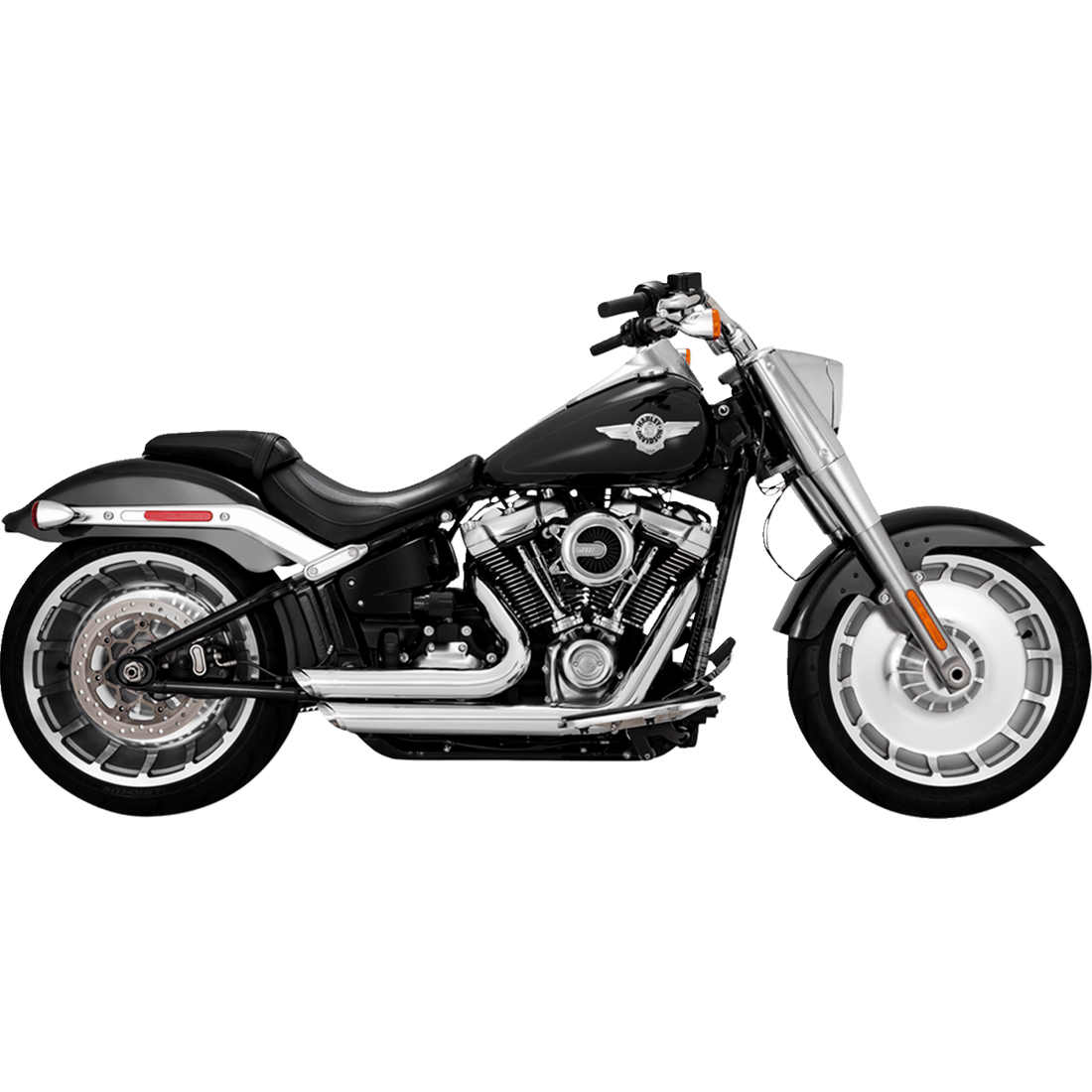 VANCE & HINES Shortshots Staggered Exhaust System Chrome 17335