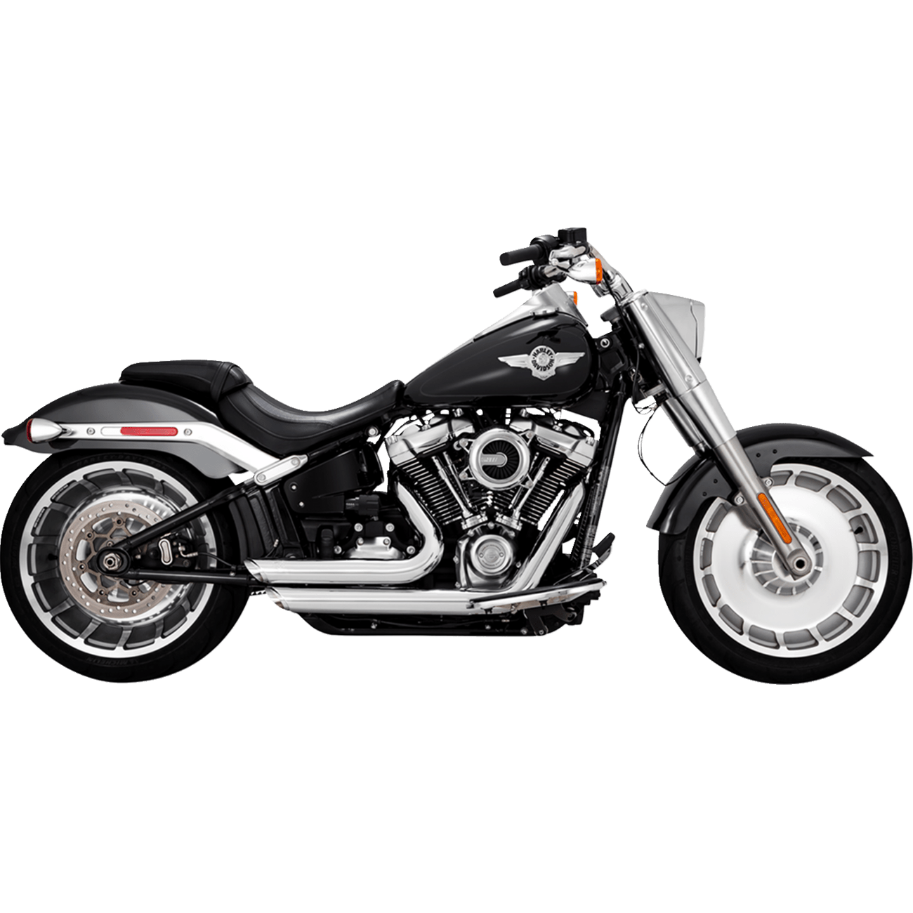 VANCE & HINES Shortshots Staggered Exhaust System Chrome 17335