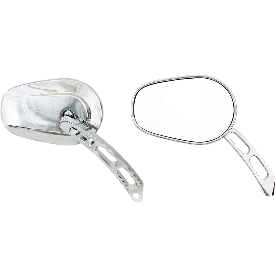 RIVCO PRODUCTS Mirror Thru-Mount Side View Oval Chrome MV300