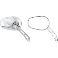 RIVCO PRODUCTS Mirror Thru-Mount Side View Oval Chrome MV300