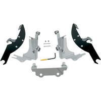 MEMPHIS SHADES Batwing Trigger Lock Mounting Kit VN 1500 Black MEK1924