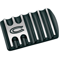 COVINGTONS Brake Pedal Finned Black C1042B