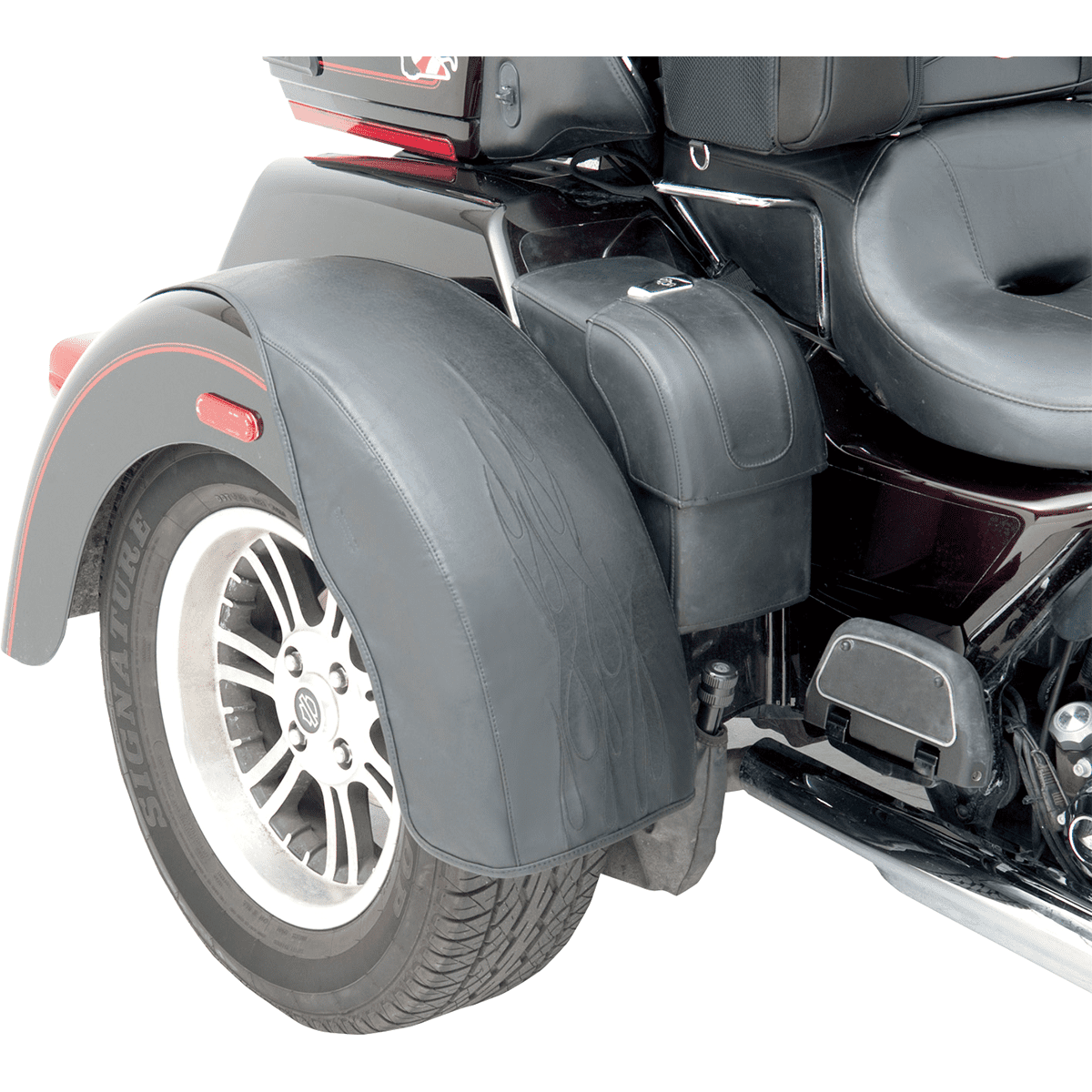 SADDLEMEN Rear Fender Bra Set Tattoo 14140014