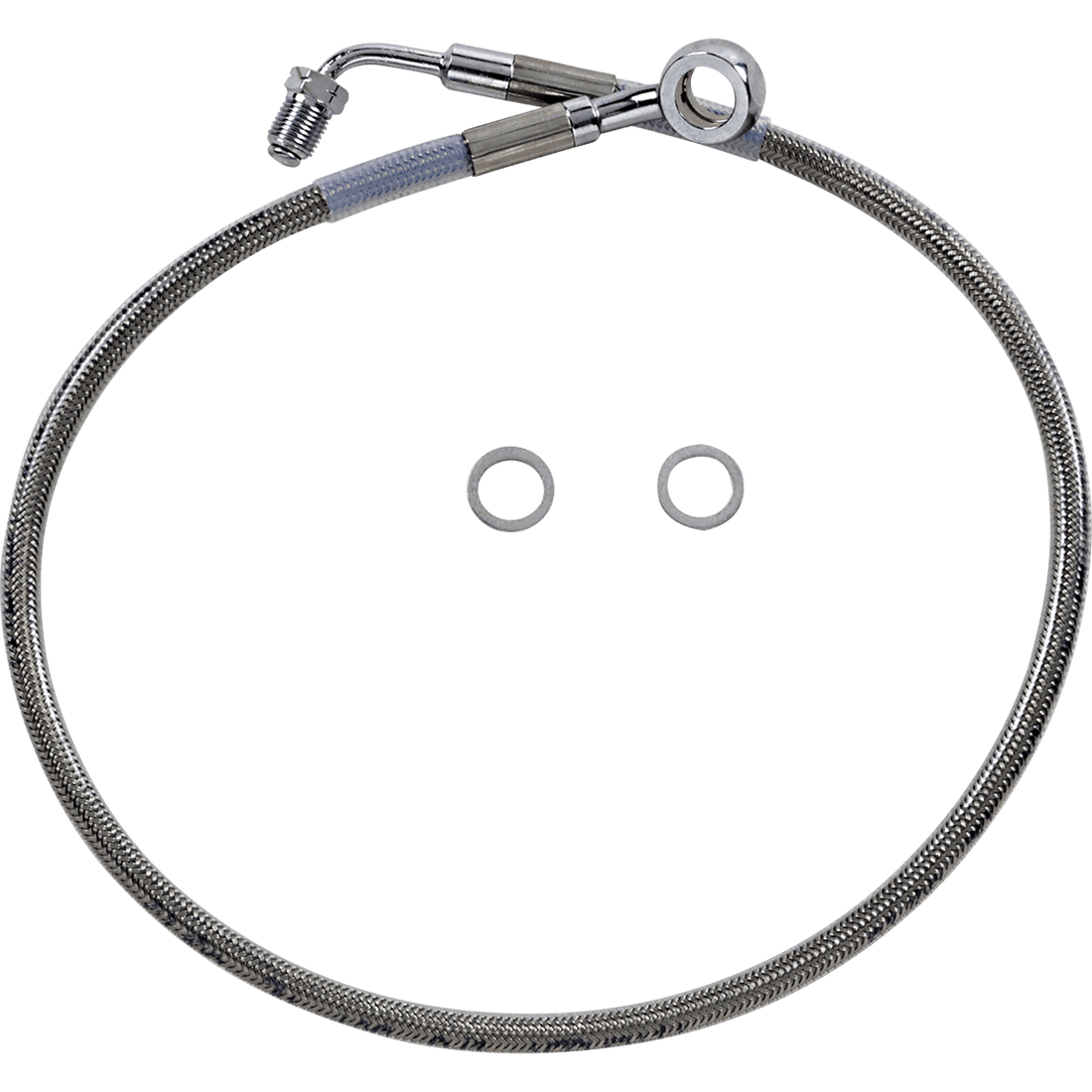 DRAG SPECIALTIES Brake Line +4" Stainless Steel '18-'22 Softail