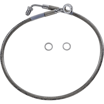 DRAG SPECIALTIES Brake Line +4" Stainless Steel '18-'22 Softail