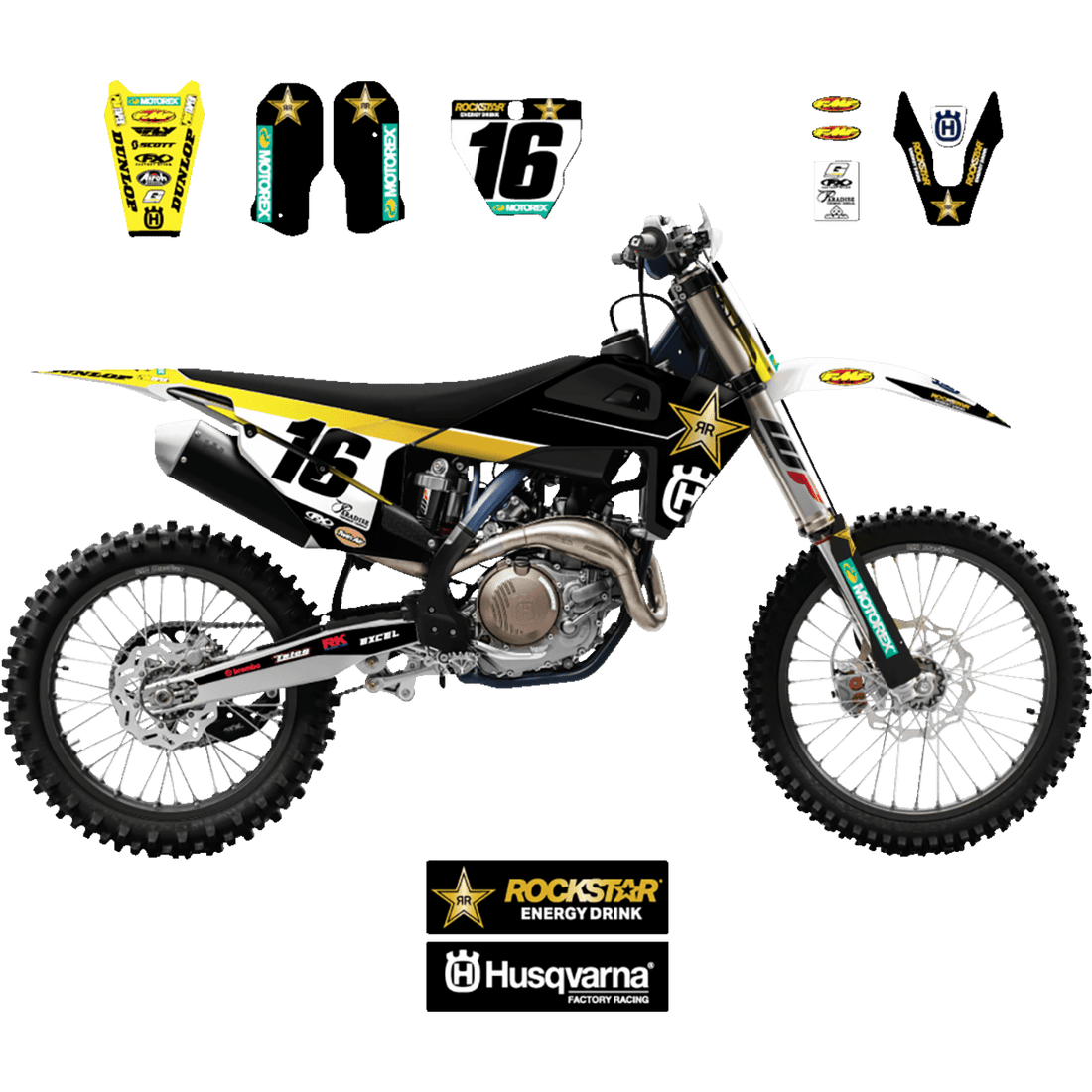 FACTORY EFFEX EVO 19 Graphic Kit Husqvarna 2509630