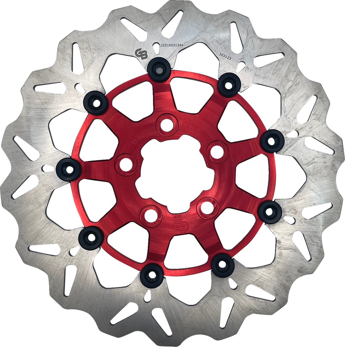 GALFER Brake Rotor Rear Red DF681CWR 