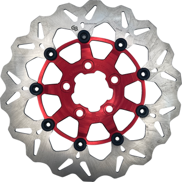 GALFER Brake Rotor Rear Red DF681CWR 