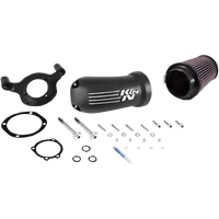 K & N Aircharger® Intake System with Cast Aluminum Intake Tube Satin Black 571137