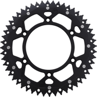 MOOSE RACING Dual Sprocket Black 52 Tooth