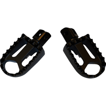 DRAG SPECIALTIES BMX Foot Pegs Black Driver