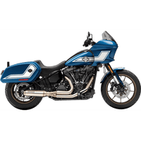 BASSANI XHAUST 2-into-1 Stainless Exhaust System with 4" Super Bike Muffler 1S78SS