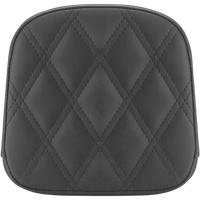 SADDLEMEN Sissy Bar Pad Lattice Stitched Black FL '99-'23 040743