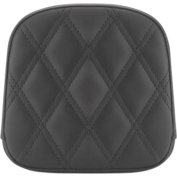 SADDLEMEN Sissy Bar Pad Lattice Stitched Black FL '99-'23 040743