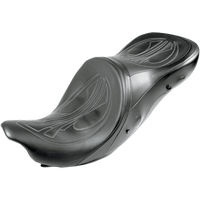 DANNY GRAY Longhaul Air Seat Drag Stitch w/ Charcoal Gray Thread FL '08-'23 21412DAIR