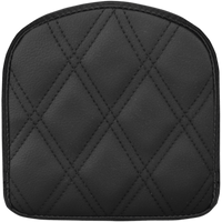 SADDLEMEN Sissy Bar Pad Lattice Stitched Black 040843