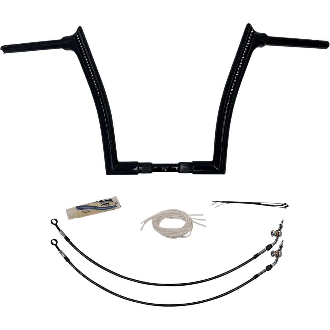 FAT BAGGERS INC. Handlebar Kit Pointed Top 14" Black 809314B