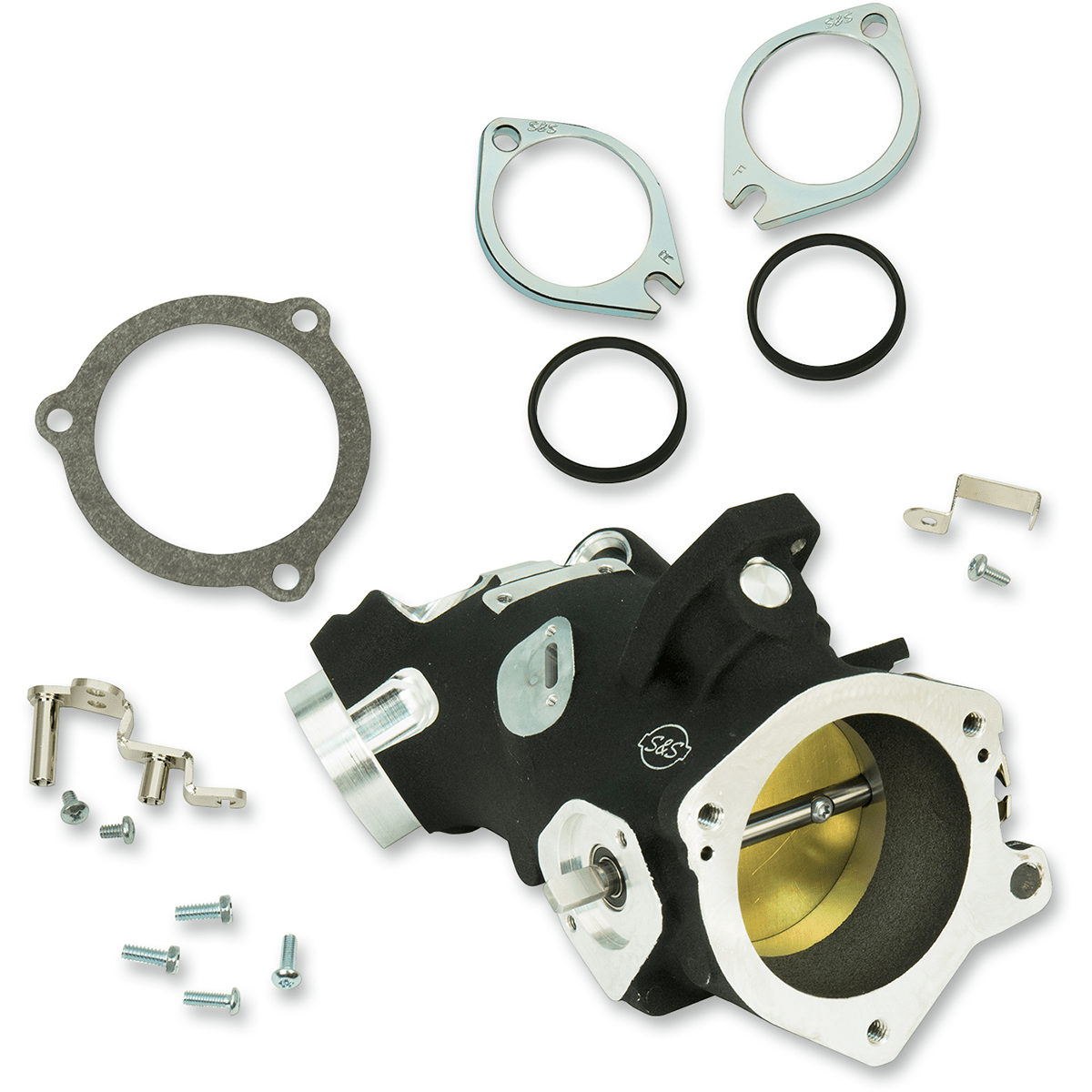 S&S CYCLE Throttle Hog Cable Operated Throttle Body Kit Black 58 mm 1700337