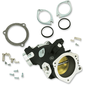 S&S CYCLE Throttle Hog Cable Operated Throttle Body Kit Black 58 mm 117" Engine 1700340